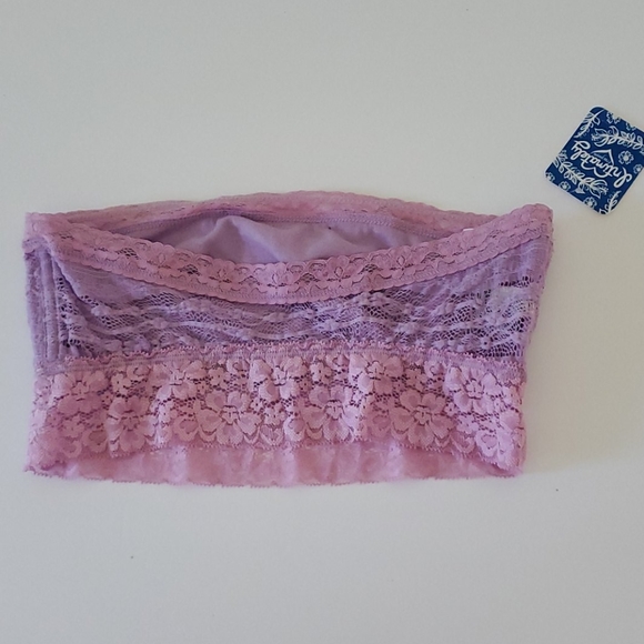 35. 🆕️ Free People Scalloped Lace Trim Bandeau Bra - Picture 7 of 8